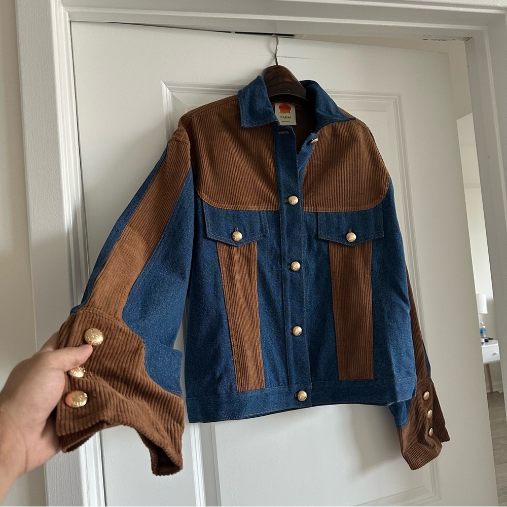 Farm Rio Western Denim Jacket - Picture 2 of 9
